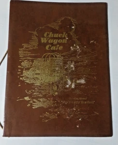 Chuck Wagon Cafe Cotulla Texas Menu 1980's - Picture 1 of 9