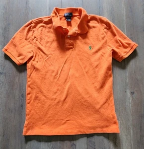 Polo Ralph Lauren Niños Suave Pima Interlock Algodón Naranja Polo Grande 14/16 - Imagen 1 de 3