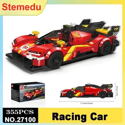Mould King City Hypercar Racing Model Building Kit, DIY Sports Car Block Set Toy - Image 1 of 4