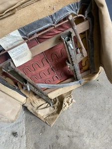 1969 DODGE A-100 VAN DRIVER LEFT FRONT BUCKET SEAT TRACKS Sliders 1 Side - Picture 1 of 6
