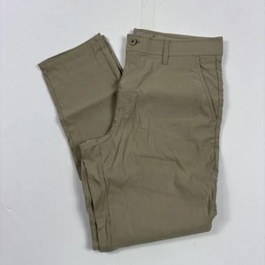 Weatherproof Vintage Men’s Fleece Lined Pant Bonded Stretch Tan 36x32 - Picture 1 of 4