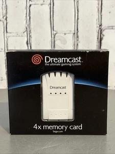 SEGA Dreamcast 4X Memory Card White MK-50140 - Picture 1 of 7