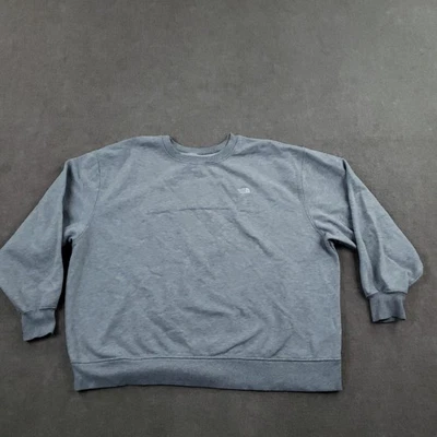 Sudadera para mujer The North Face XL gris polar cuello redondo suéter de gran tamaño cuadrado Foto 1 de 4