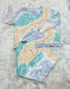 NWT Soft Surroundings Tie Dye Mabel Top & Crop Pants Lounge Set Women XL - Picture 1 of 9