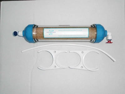 R/O Refillable Inline cartridge filled with DI resin