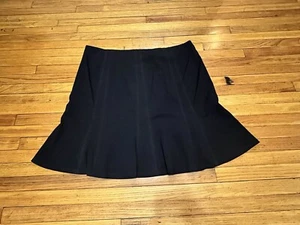 Lane Bryant Black Flared Skirt Women's Size 28 - Picture 1 of 6