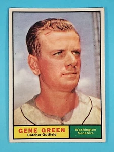 1961 Topps Gene Green Washington Senators #206 EX+ ⚾ - Picture 1 of 11