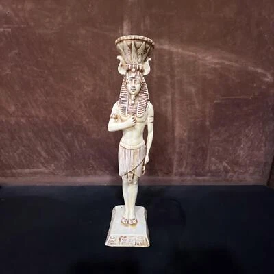 Castiçal feito à mão estátua de Ramsés II, lata de estátua artesanal de Ramsés - Imagem 1 de 4