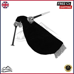Bagpipe Goose Pipe Rosewood Black Colour Velvet Cover/Goose Practice Bagpipe HW - Picture 1 of 3