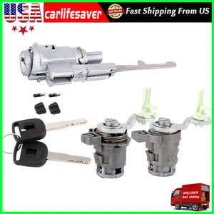 Ignition Switch Trunk Lock Door Fuel Lock Cylinder Set Fit for Honda Civic 06-11 - Picture 1 of 14