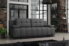 Sofa Bed Morena Storage Container Sleep Function Springs Fabric New