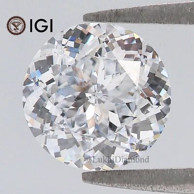 2.05 CT IGI Certified Round Portuguese Cut White - F Color VS2 Clarity Diamond - Image 1 of 4