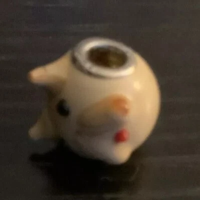 925 Pandora Gato Cristal Dije Cuentas Bronceado Foto 1 de 2