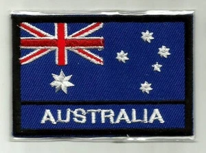 Flag of AUSTRALIAN AUSTRALIA Patch Embroidered IRON ON or SEWN NEW - Picture 1 of 1