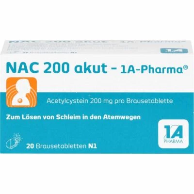 1 A PHARMA GMBH NAC 200 akut-1A Pharma Brausetabletten 20 St PZN00562726
