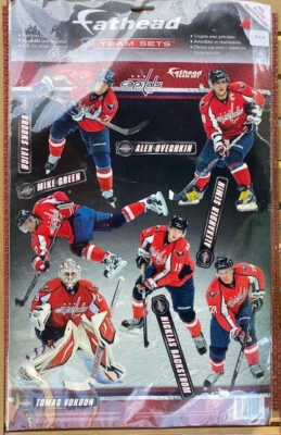 WASHINGTON CAPITALS 2011 FATHEAD CALCOMANÍAS DE PARED NHL 6 JUGADORES EQUIPO CONJUNTO OVECHKIN nuevo Foto 1 de 4