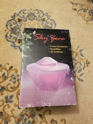 NEW Vintage Sky Zone Cool Water Fountain Decoration Glass Bowl Mist Humidifier - Image 1 of 4