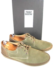 Franz Gustav Herrenschuhe ( Freilauf ) in 43 / UK 9 / Oliv / Velour /Neu mit OVP - Bild 1 von 11