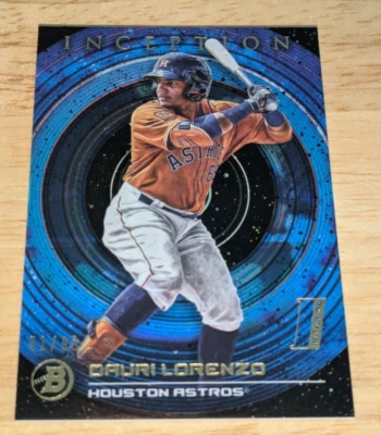 Dauri Lorenzo 2022 Bowman Inception Blue Parallel 51/99 1st Initiation - Image 1 of 3