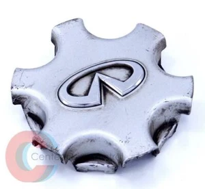 01 02 03 Infiniti QX4 Silver Wheel Center Cap Factory OEM Infiniti Logo Hub Cap - Picture 1 of 2