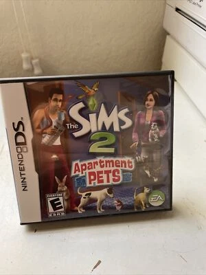 The Sims 2: Apartment Pets (Nintendo DS, 2008) Game, Case, and Instructions - Image 1 of 4