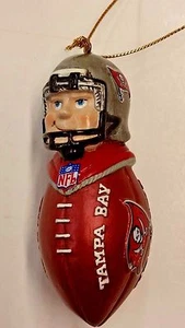NFL Tampa Bay Buccaneers FOOTBALL HELMET PLAYER Ornament, NEW - Picture 1 of 1