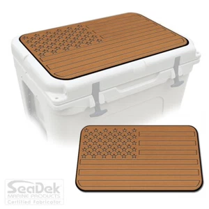 SeaDek Pad fits RTIC 65 Cooler | Marine EVA - Non Slip - USA Flag T/B - Picture 1 of 7