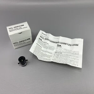 Sony VCL-06S12XM NF-Mount 6mm Manual Iris Lens XC-999 XC-55 XC-003 XC-777 - Picture 1 of 14
