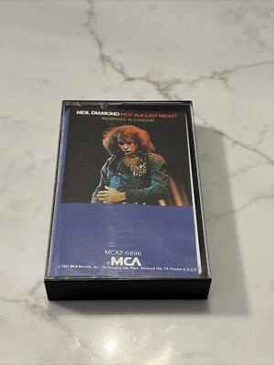 Neil Diamond: Hot August Night (Cassette, 1972, MCA Records) - Image 1 of 4