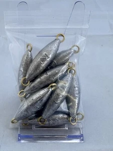 2 oz Torpedo Sinkers Fishing Trolling Lead Weight Tackle 10/20/30/40/50 Pack - Picture 1 of 2