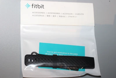 Новый подлинный Fitbit зарядки 3 / зарядки 4 классический аксессуар группы, большой, черный - Изображение 1 из 2