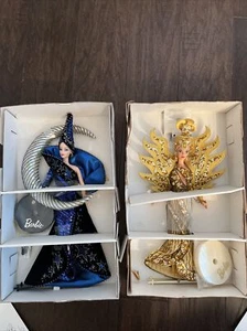 Lote 2 Muñecas Barbie Coleccionables Bob Mackie Diosa del Sol y la Luna Diosa Raras - Imagen 1 de 15