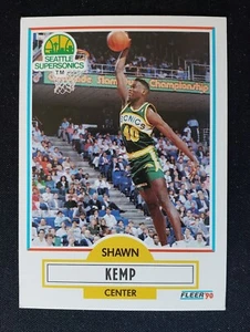 1990-91 FLEER - Shawn Kemp #178 RC NM- - Foto 1 di 2