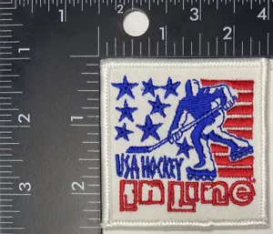 Vintage Patch USA Hockey In Line - Bild 1 von 1