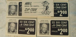 5 BK118 BC16 (32)-6¢ Eisenhower & 1393a (8)-1¢ Jeff. 1278a OG MNH-INTACT - Picture 1 of 5