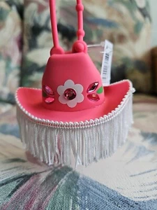 Bath & Body Works Pink Blinged Cowgirl Hat Pocket Holder NWT Free Ship - Picture 1 of 5