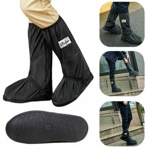 1Pair Overshoes Waterproof Shoe Covers Non-slip Rain Shoes Clear Protect Shoes - Picture 1 of 15
