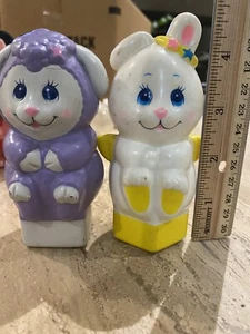 Retro/Vintage 1984 Collectible Baby Rattles Set of 2 Mattel Inc. - Picture 1 of 9