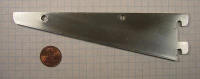 CAPITOL HARDWARE CAPITOL #2301-6" SHELF BRACKET, STEEL, HEAVY DUTY, SATIN ZINC-PLATED