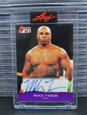2022 Leaf Pro Set Sports Mike Tyson Purple Auto Autograph #5/5