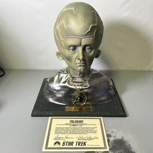 BUSTO STAR TREK TALOSIAN 1804 di 7500 13"H CONCETTI ILLUSIVI RARO COA - Foto 1 di 8