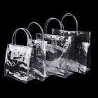 PVC Flower Bag Stall Flower Bag Transparent Handbag Tote Bag DIY Simple Gift Bag