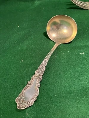 Aldine Rogers & Hamilton  1895 7” Ladle Silverplate w/ Gold Wash - Image 1 of 3