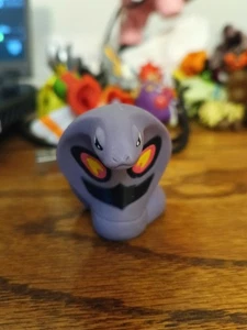 1997 Pokemon Fingerpuppe Arbok Figur Gotta Catch Them All Nintendo Bandai Vintage - Bild 1 von 5