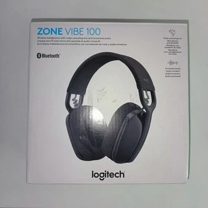 Auriculares inalámbricos Zone Vibe 100 981-001 inalámbricos sobre la oreja negros - Imagen 1 de 6