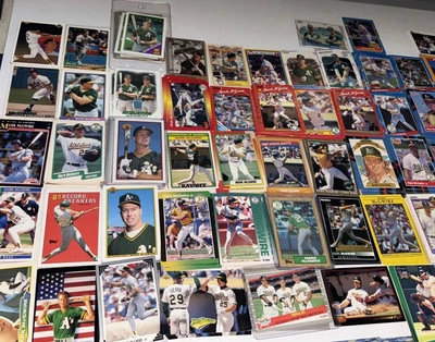 Mark McGwire 504 Cards Lot Rookies 90's Inserts, Parallels etc  - Image 1 of 4