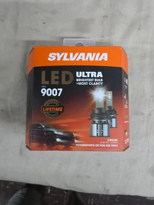 Sylvania 9007 6000K LED Ultra Powersports & Fog Headlight Bulb New #B3 - Picture 1 of 4