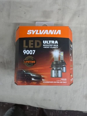 Sylvania 9007 6000K LED Ultra Powersports & Fog Headlight Bulb New #B3 - Image 1 of 4