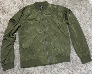 Army Performance Windbreaker Jacke Herren Large leicht grün Bomber - Bild 1 von 8