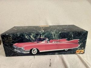 💙RARE 1:12 Scale Maisto 1959 Cadillac Eldorado Biarritz RED Original Box New - Picture 1 of 20